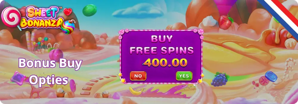 Sweet Bonanza Bonus Buy Opties